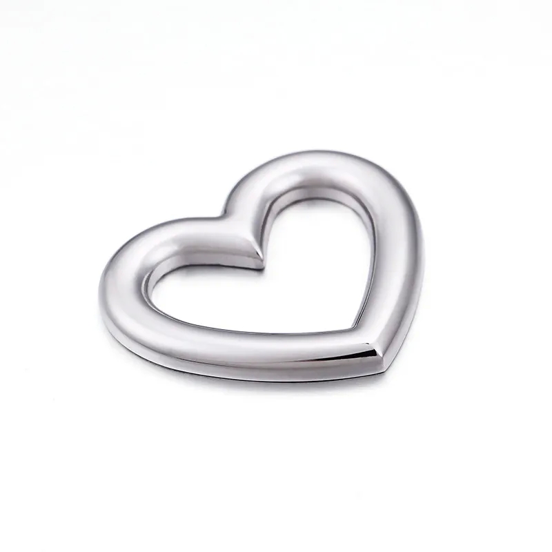 00s jewellery "Trendsetting 18K Gold 925 silver for jewelry making Plated Titanium Steel Heart Pendant – Fashion-Forward Party Wear Jewelry" 3d charms for jewelry making