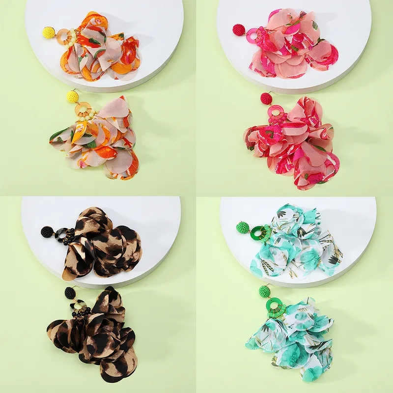 fashion jewelry gold "Premium Matte Beaded Lace Drop fashion jewelry venta por mayor Earrings – Handmade Celebrity-Style Elegant Vacation Petal Design" fine jewelry vs fashion jewelry